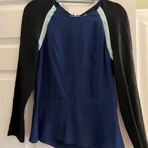 Love & Liberty silk long sleeve blouse